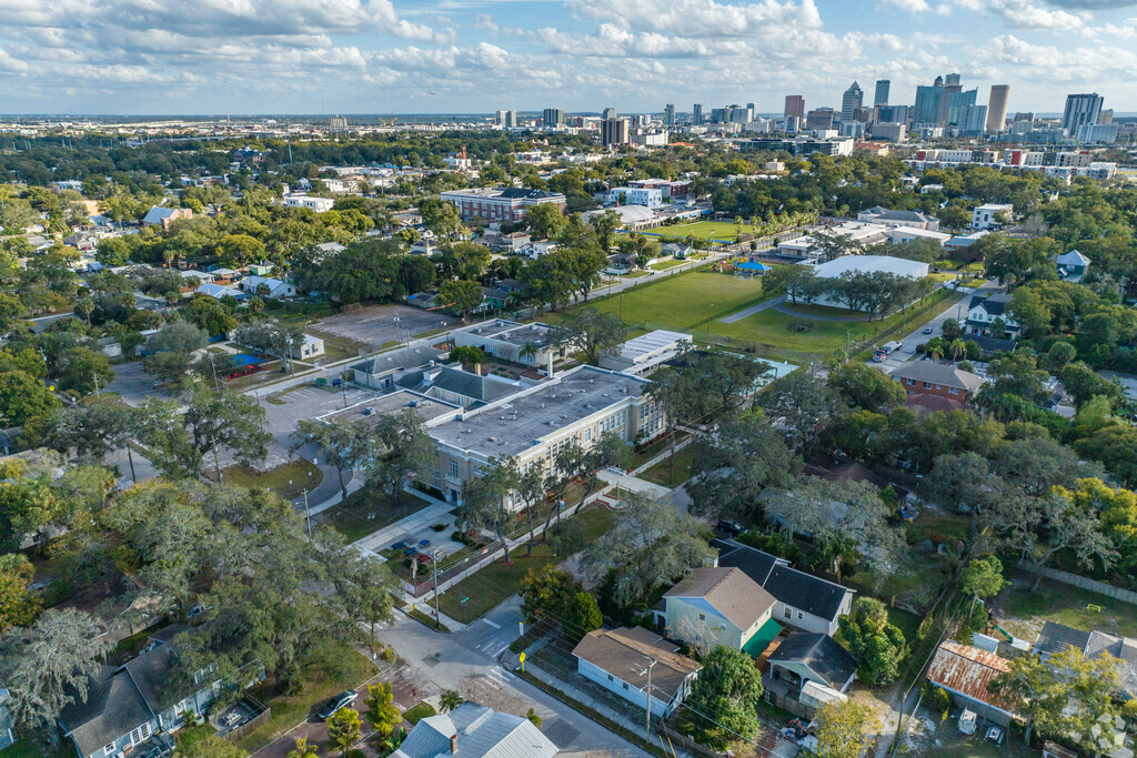 Graham Elementary is north of Downtown Tampa.