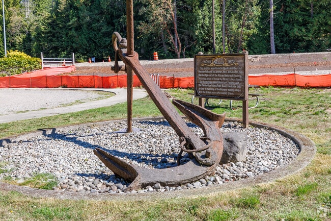 Visitors can learn about Bainbridge Island's history at the Centennial Rotary Park.