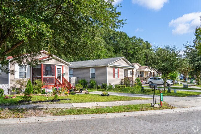 The Cottages at Cornerstone in Old East Wilmington were built by Habitat for Humanity.