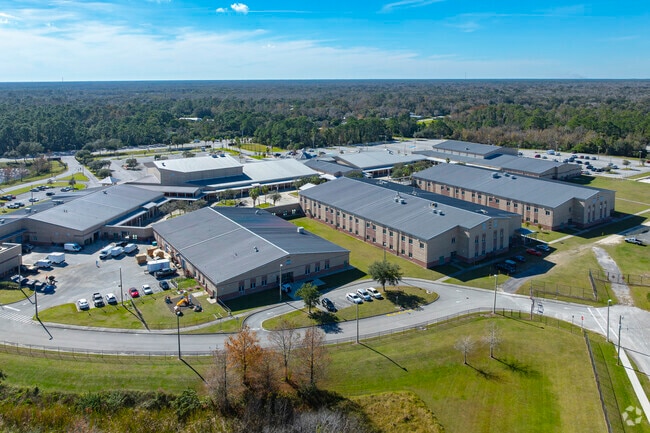 Students in grades 9-12 attend New Smyrna Beach High School.