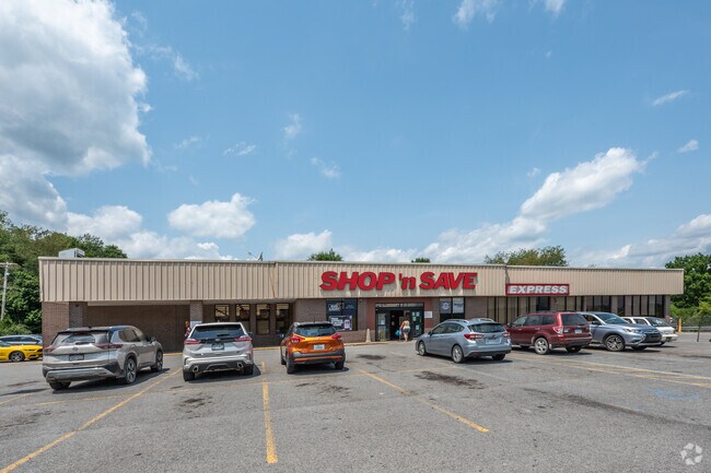 Residents of Arthurdale stock up on groceries at the Shop'n Save Express a few miles away.