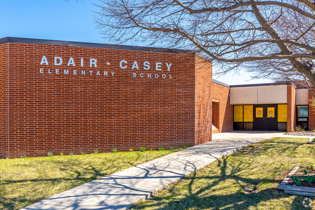 Adair-Casey Elementary's solid brick exterior protects Guthrie County students while they learn.