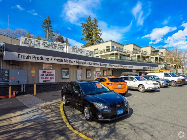 Local community members get their produce from the Leschi Market.