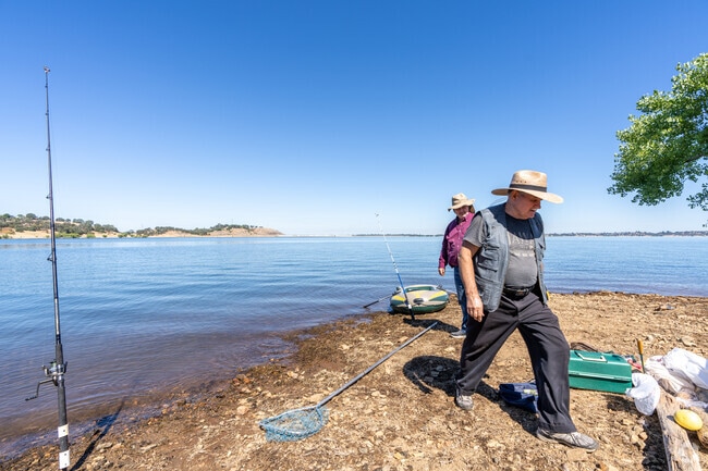 Folsom Lake provides residents with a space to fish, boat, swim, and more.