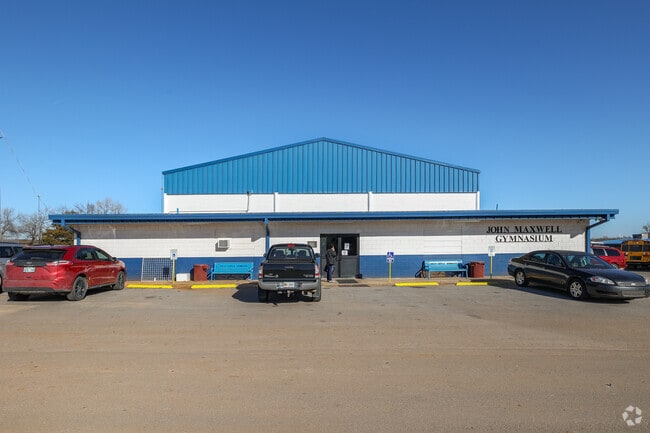 The gymnasium at Bray-Doyle High School provides a spacious indoor facility.