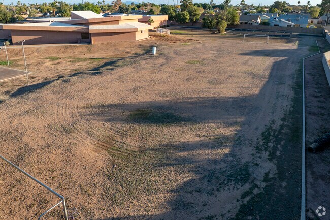 Chandler’s Desert Jewish Academy has a field for students to play during recess.