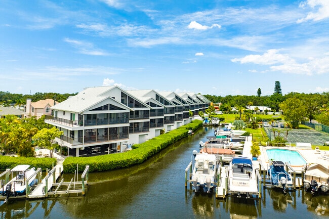 There are condos on the water available in Ellenton.
