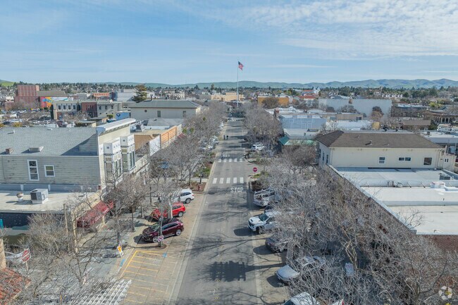 Carlton Square residents have quick access to the historic First Street in Downtown Livermore.