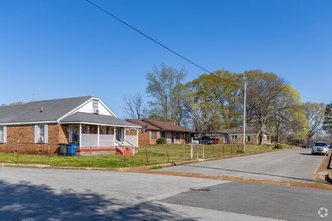 Some homes in East Florence have front porches.