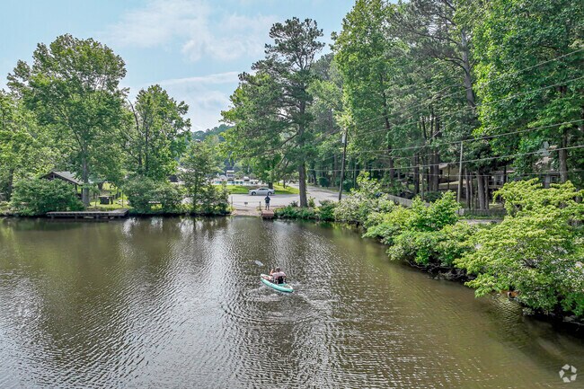 Fishing, kayaking and boating are favorite past times for the Mountain Park community.
