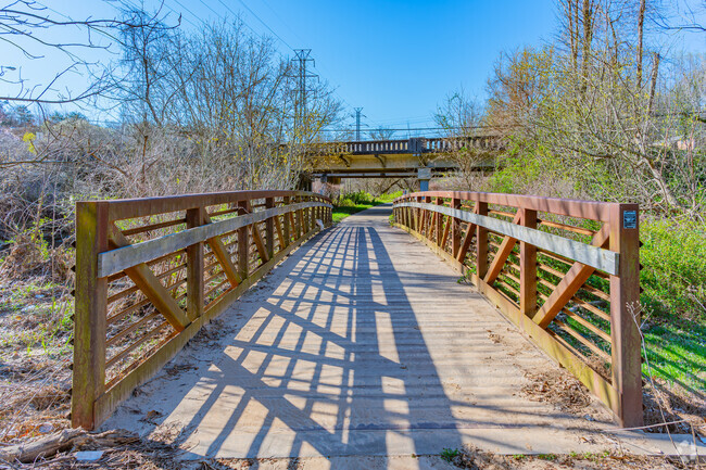 Skyland residents can enjoy a pleasant walk along the Bushy Fork Greenway.