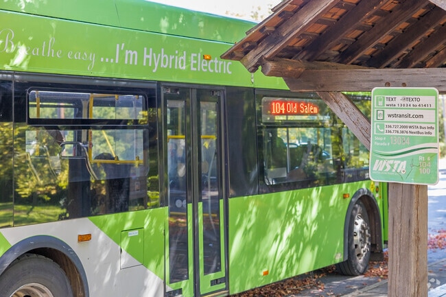 Public transportation is close by the Beuna Vista neighborhood.