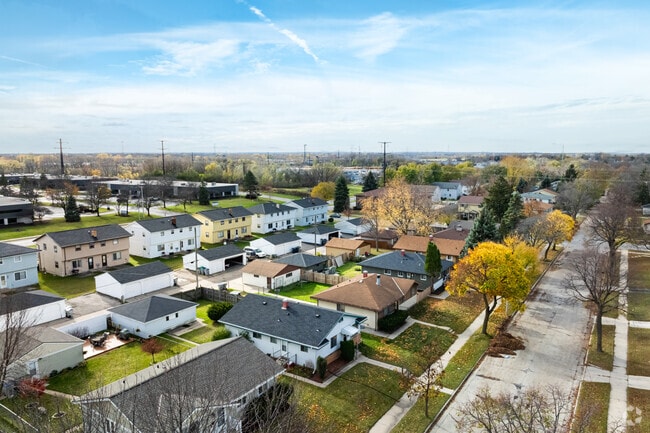 Graceland's bi-level single-family homes and townhouses were built in the 1960's.