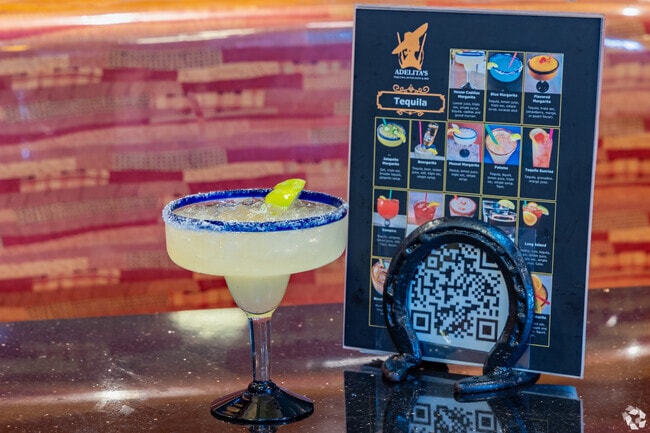 Try a delicious margarita from Adelita's Taqueria.