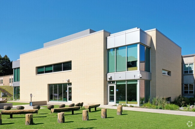 North Park School for Innovation features an outdoor classroom area.