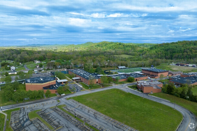 South Doyle High School in the Sevier Home neighborhood has a large campus.