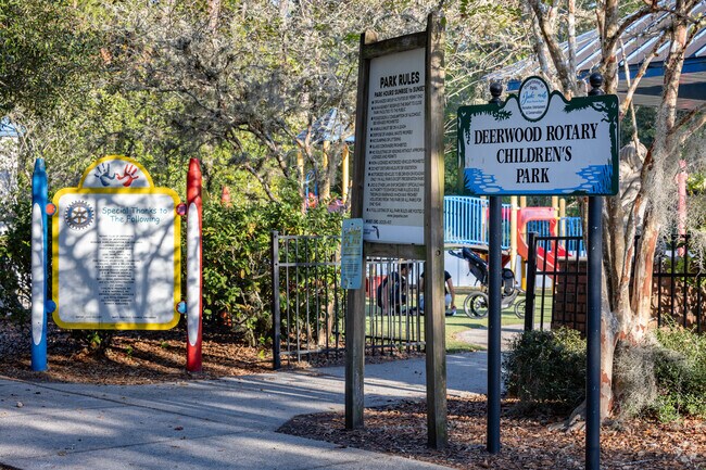 Baymeadow East parents take their kids to Deerwood Rotary Children's Park.