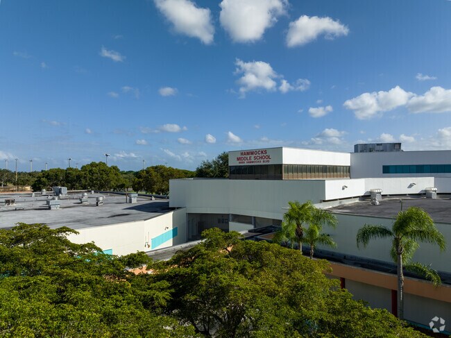 Hammocks Middle School logo detail.