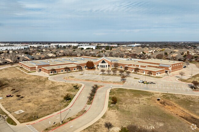 Otto Middle School is spread out along the Breckinridge neighborhood of Plano, TX.
