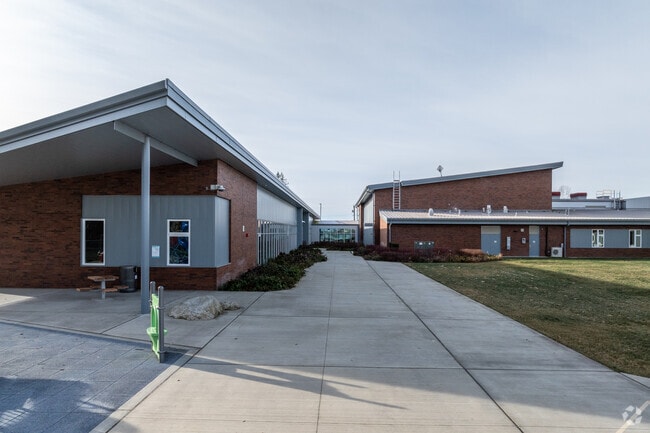 Lincoln Academy High School campus.