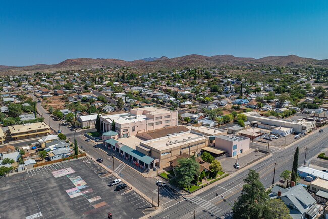 The school grounds offer an expansive setting for events and activities, easily visible from across the city.