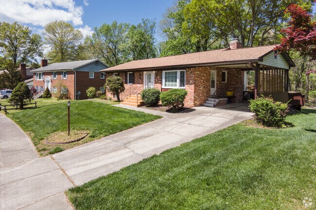 Brick ranch homes can be found in Rosaryville.