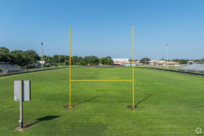 Cheer on the High Island High School Cardinals on Fridays during football season.