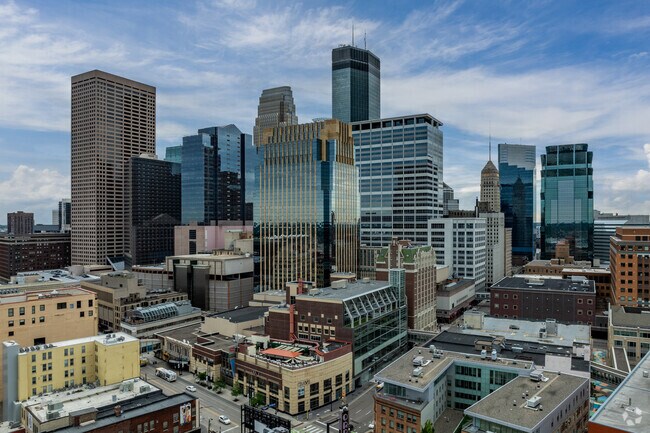 Downtown West is the business center of Minneapolis, Minnesota.