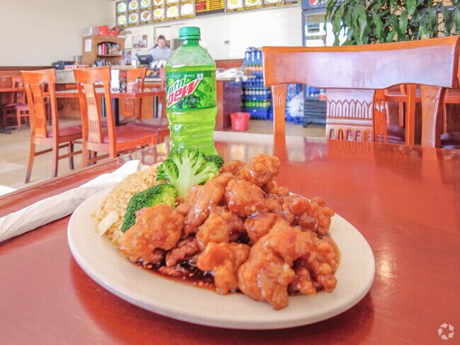 Try General Tso's Chicken at Dragon Village in Etna.