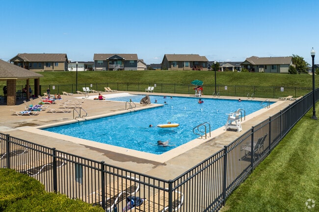 Sawmill Creek residences can cool off during hot summer days at the Willowbend Clubhouse pool.