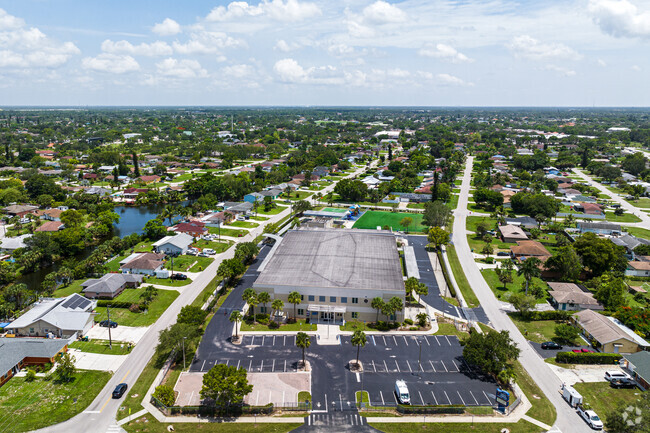 Herbert Cambridge Elementary School in Naples is located within residential communities.