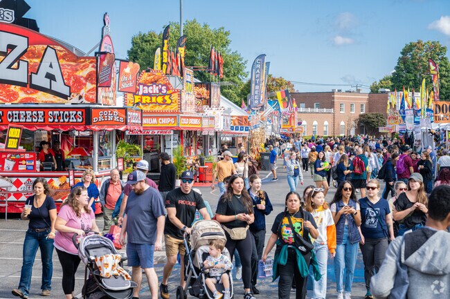 The Big E, a 2 week celebratory faire of all things New England, takes place in West Springfield