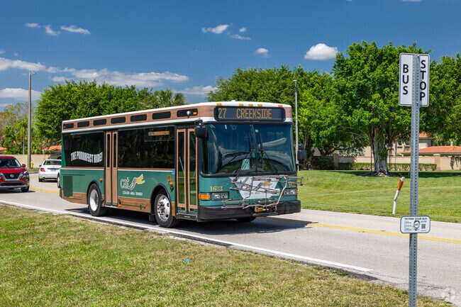 Arrowhead-Island Walk residents can find public transportation along Immokalee Road.