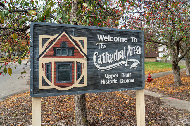 The Cathedral Area in Joliet, IL is a neighborhood within the Upper Bluff Historic District.