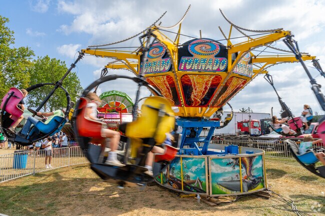 The rides at Oley Valley Fair are always a thrill for the families and friends.