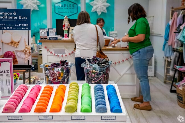 Eclectic shopping options are offered on First Street, nearby to East Fort Myers.