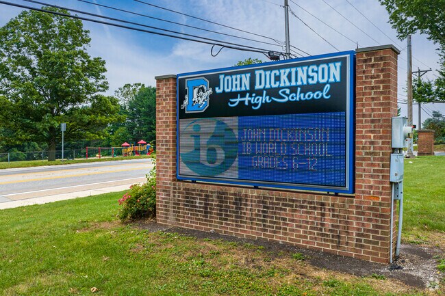 The John Dickinson School in Wilmington is home of the Rams.