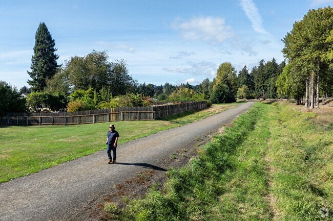 Pacific Way Trail is a multi-use path runs along Columbia Valley Gardens northern edge.