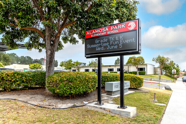 The Alamosa Park Elementary School in Oceanside.