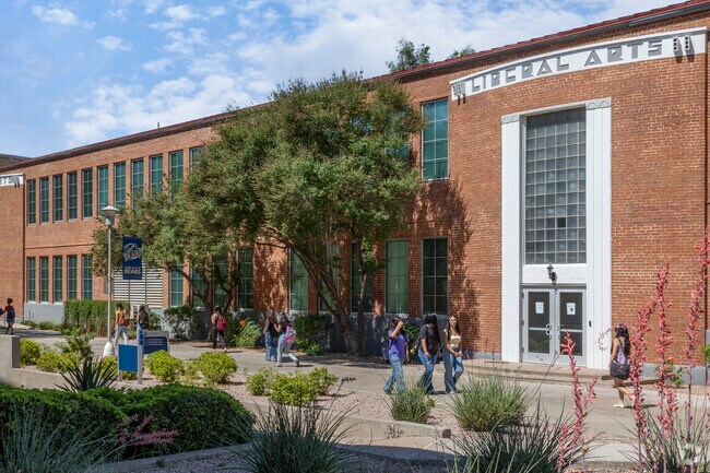 Students young and old attend Phoenix College, just across 15th Avenue from Campus Vista.