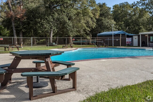 Roman Forest Park's pool is the perfect place for families to keep cool during the summertime.