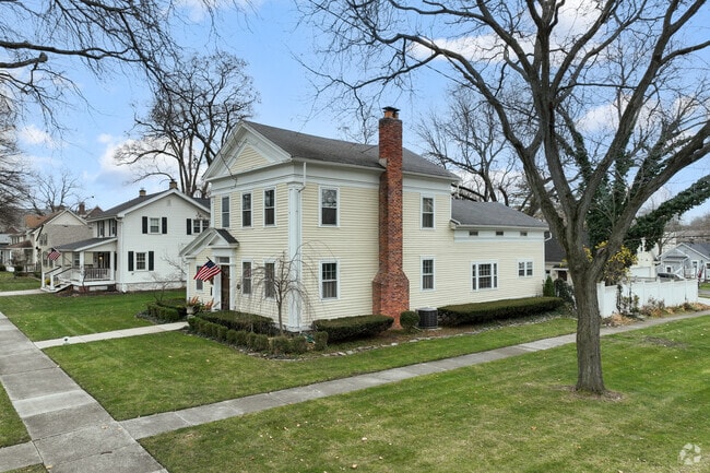 Beautiful two-story Victorian homes can be found along the streets of downtown Perrysburg.