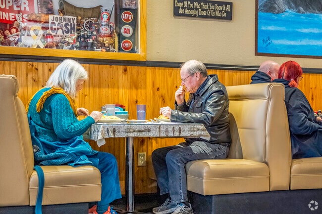 Patrons are enjoying lunch at the popular Charlies Café in Citrus Heights.