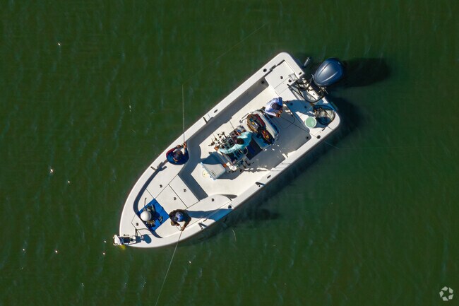 It is never too hard to find a spot to fish when you live in the Long Cove neighborhood.