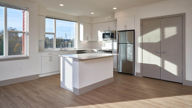 Kitchen with Stainless Steel Appliances