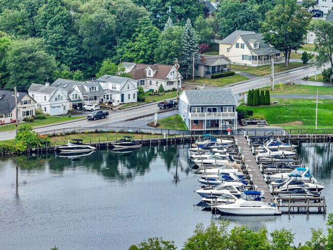 Homes in Meredith include lakefront homes.