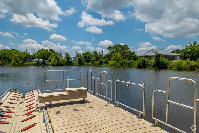 An ADA-accessible dock at Joe Brown Park makes fishing easier for Read Boulevard East families.