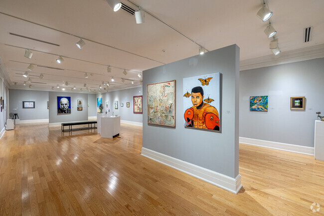 The Sumter County Gallery of Art has many visitors to it's rich collection of artwork.