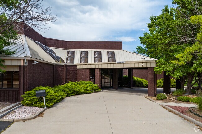 The front entrance drop off at Hyland Christian School in Westminster, Colorado.