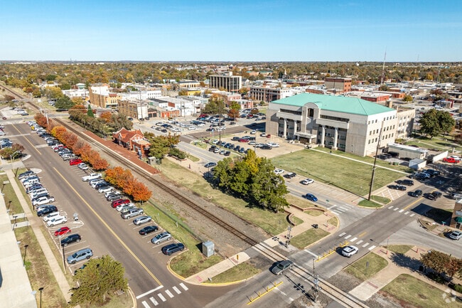 Norman is an Oklahoma City suburb built around the Santa Fe Railroad.